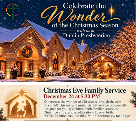 Christmas Eve Family Service — Community in Dublin Presbyterian Church · Dublin, Ohio
